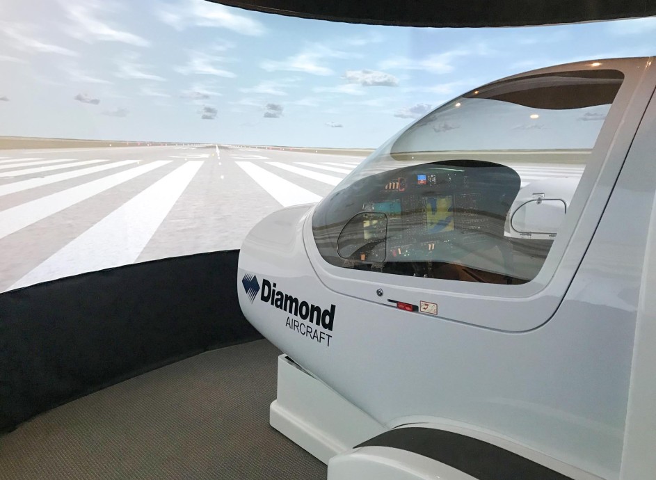 Diamond Aircraft flight simulator