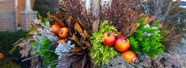 Create your own winter arrangement