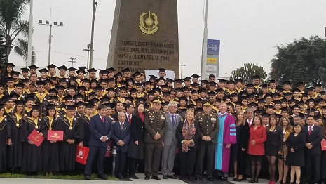 Fanshwae graduates in Peru