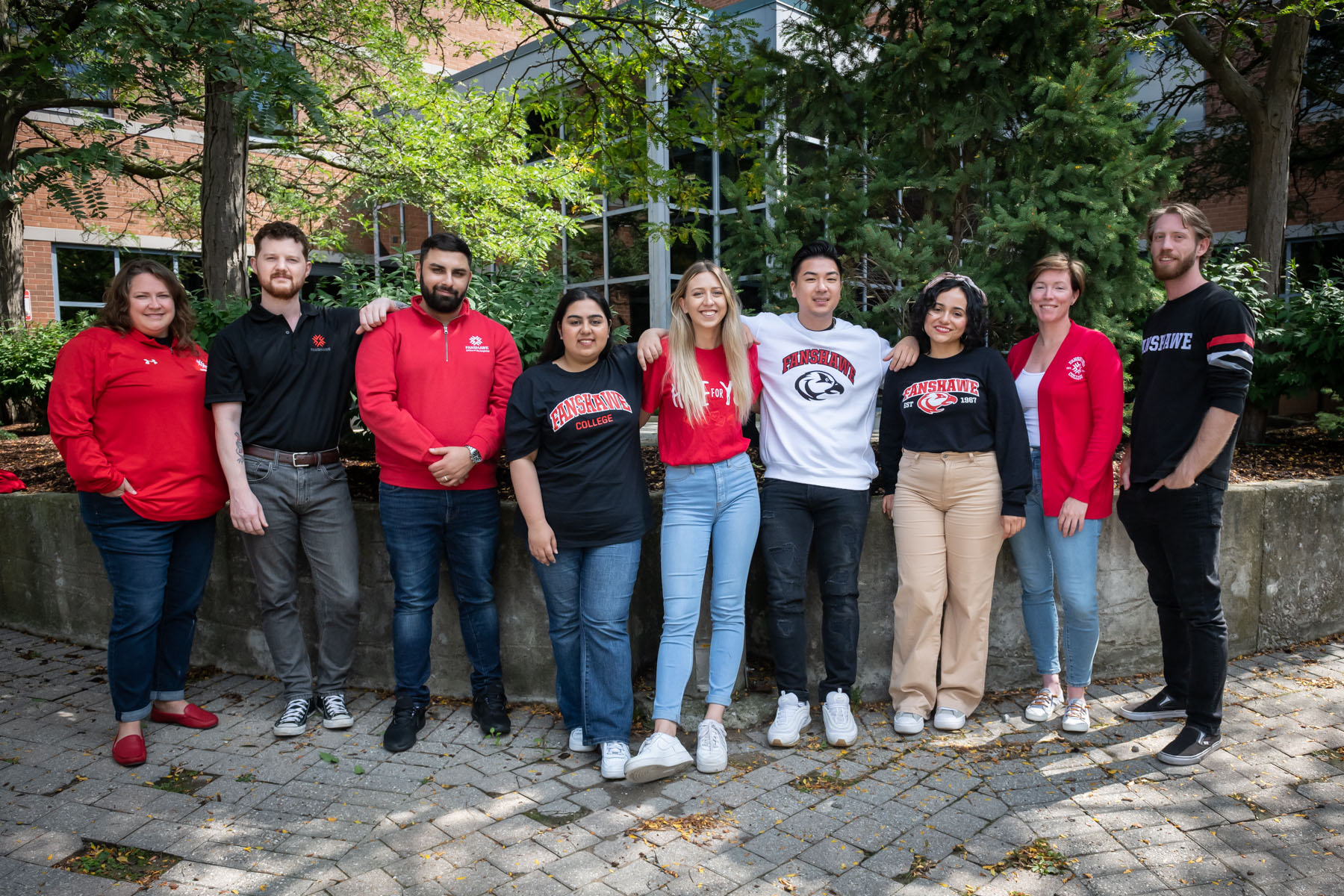 Photo of Fanshawe's student recruitment team