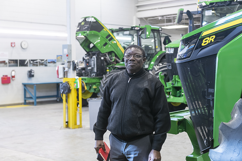 Member of Kenyan delegation visits Fanshawe's Centre of Applied Transportation Technology