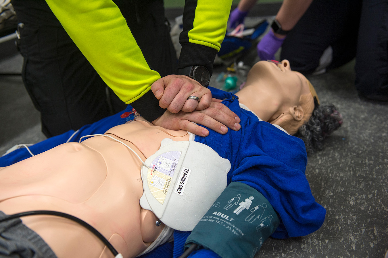 CRP being conducted on a manikin