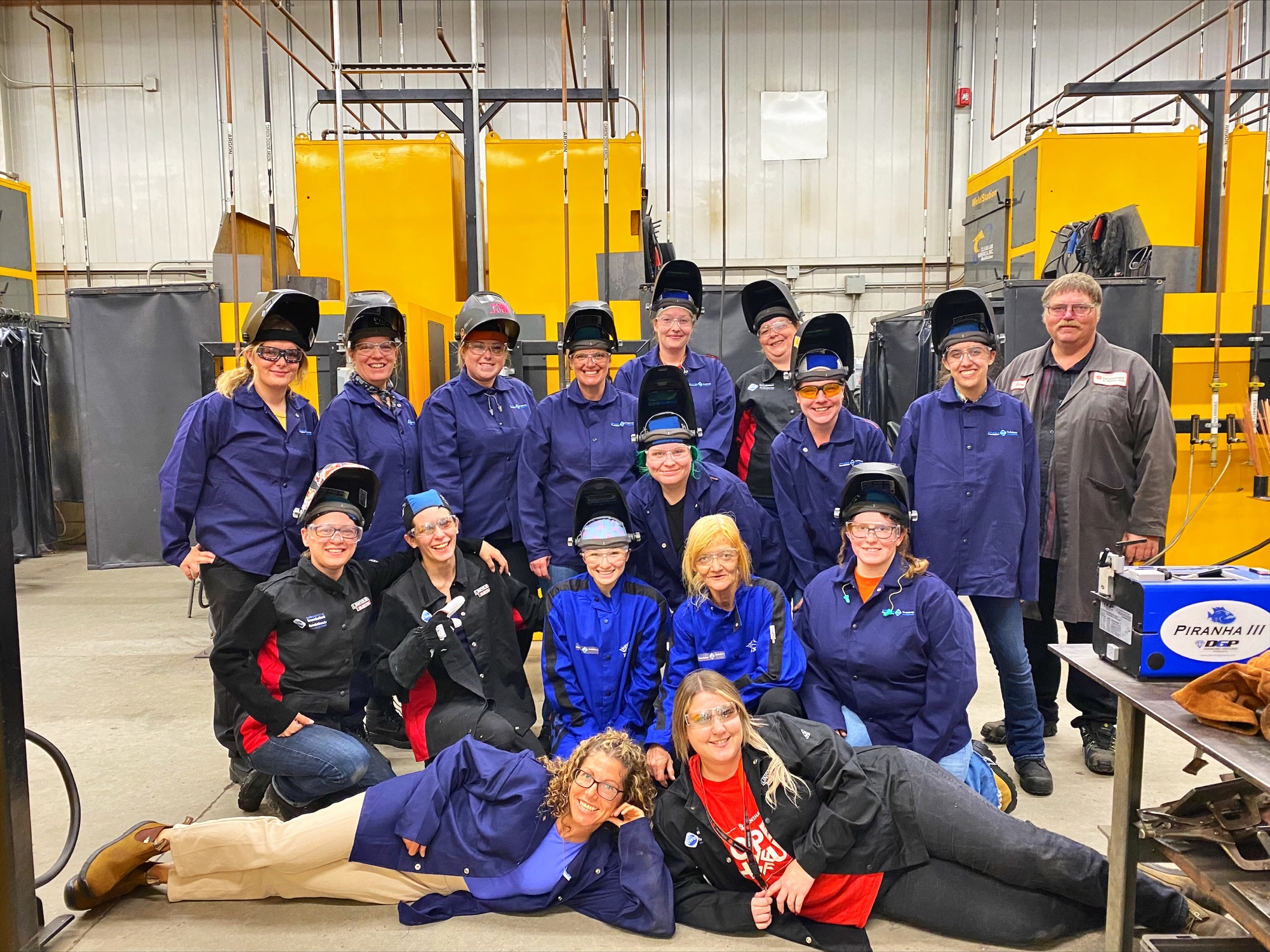 Photo of women of steel cohort