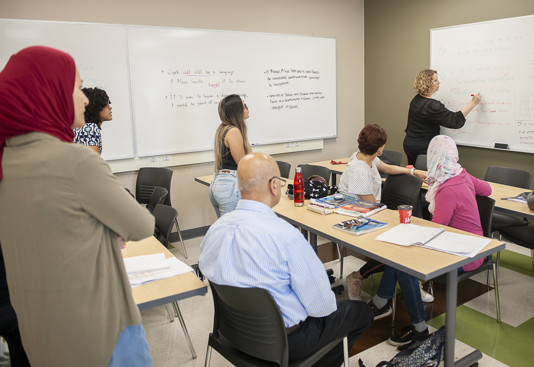 Photo of students in a classroom