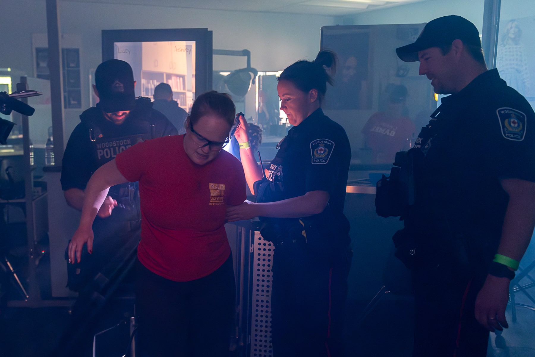 Emergency excercise with policing