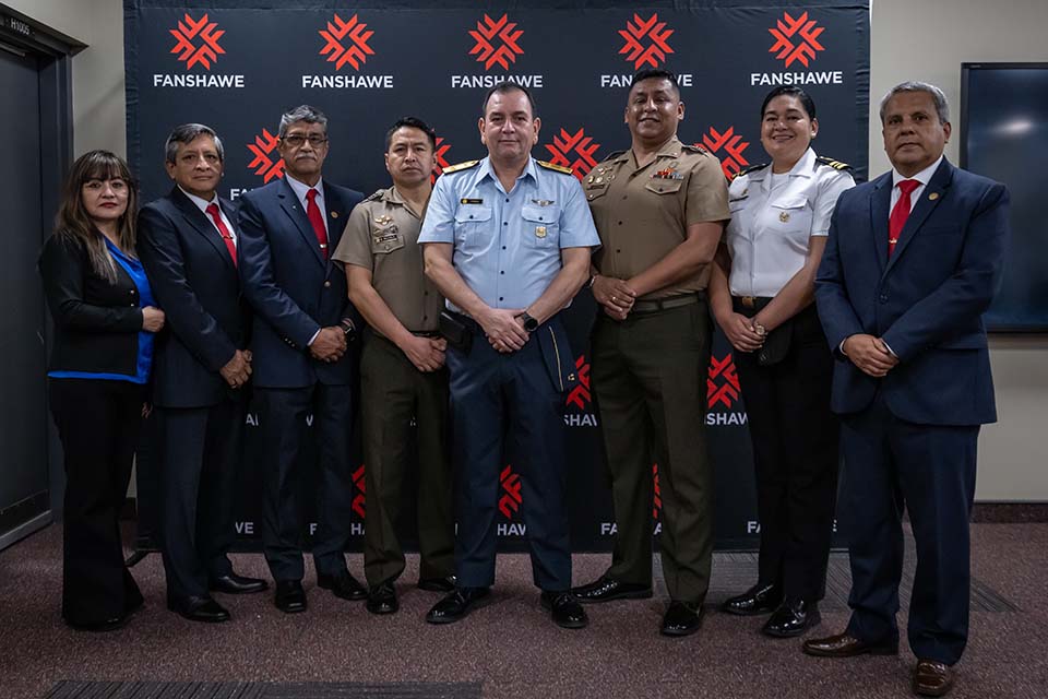 Leaders from Peru attend training through Fanshawe Global.