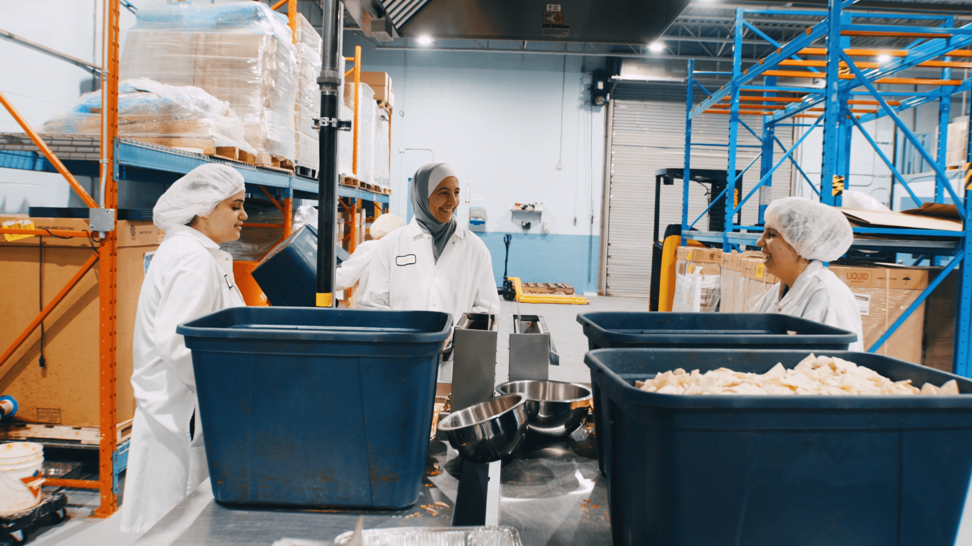 people in a factory