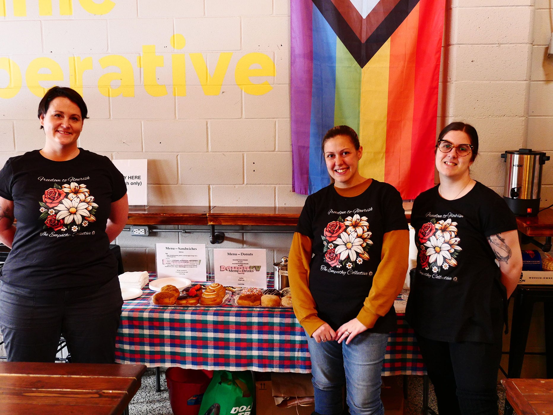 Empathy Collective showcase sweets for brunch