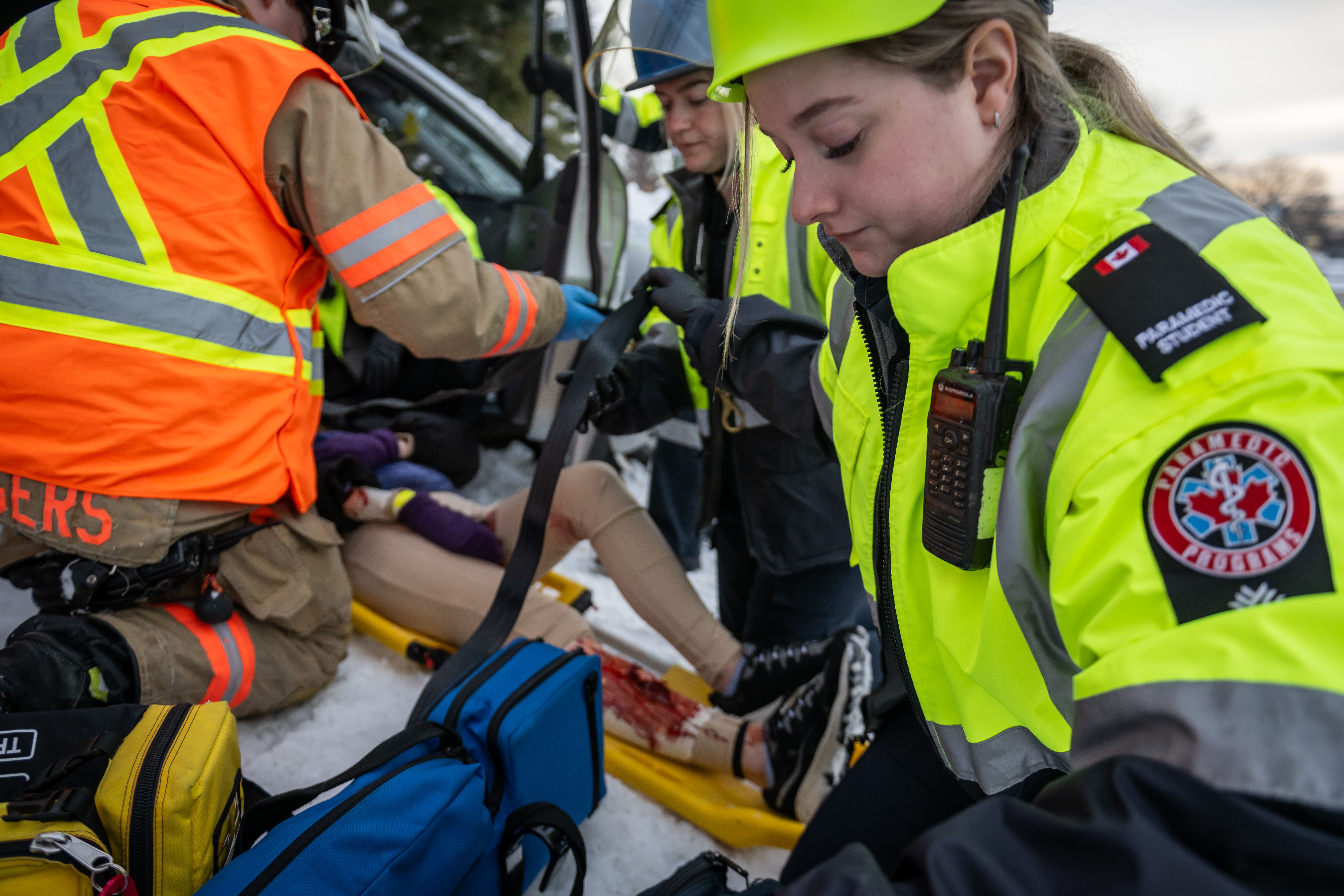 Paramedics Working