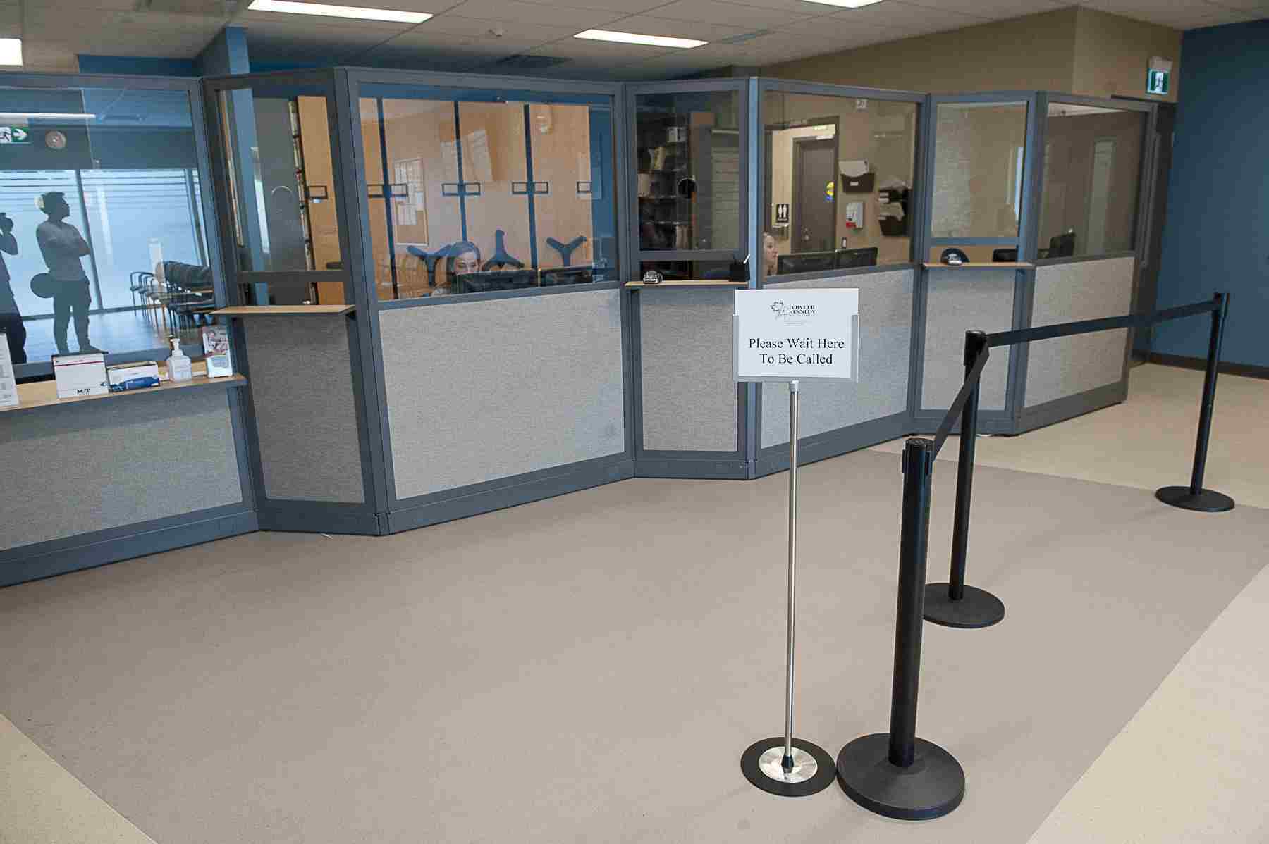 The entrance of the fowler kennedy medical clinic