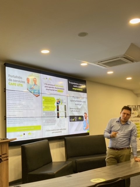 person presens information about CAFE UTS services