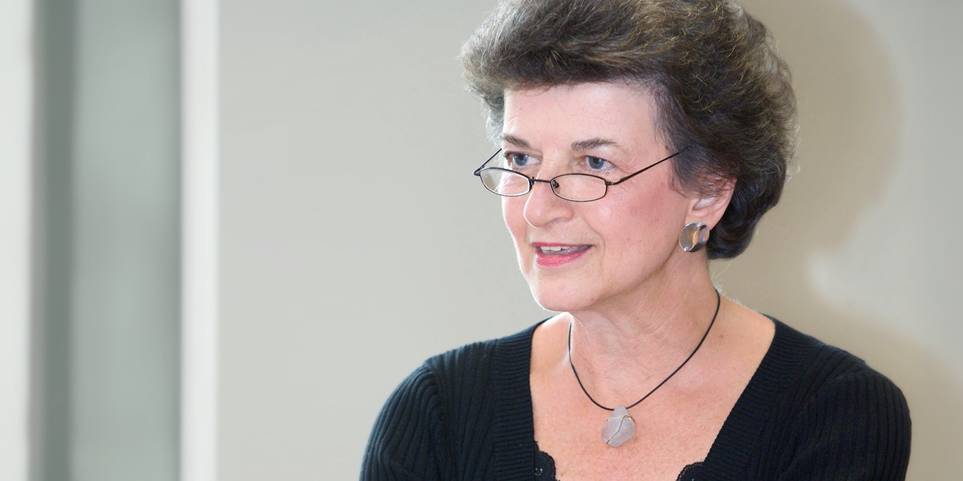 Portrait of Dr. Sandra DeLuca smiling