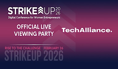 StrikeUp x TechAlliance Event Banner