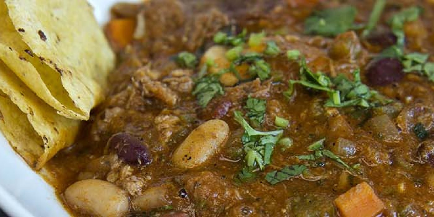 Pulled pork chili