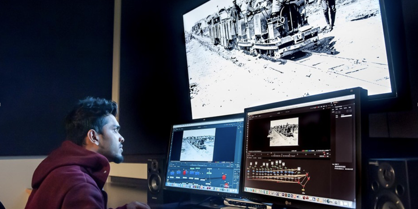 Fanshawe Student engaged in homework