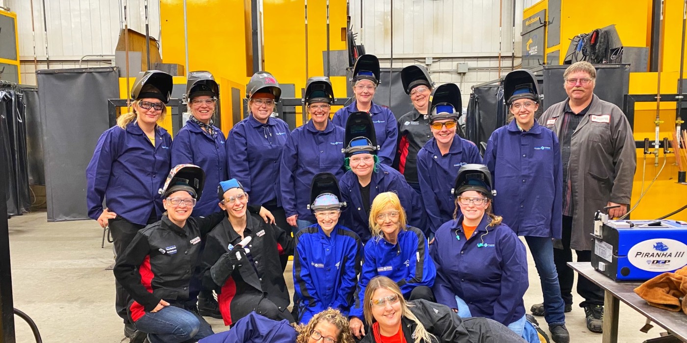 Photo of women of steel cohort