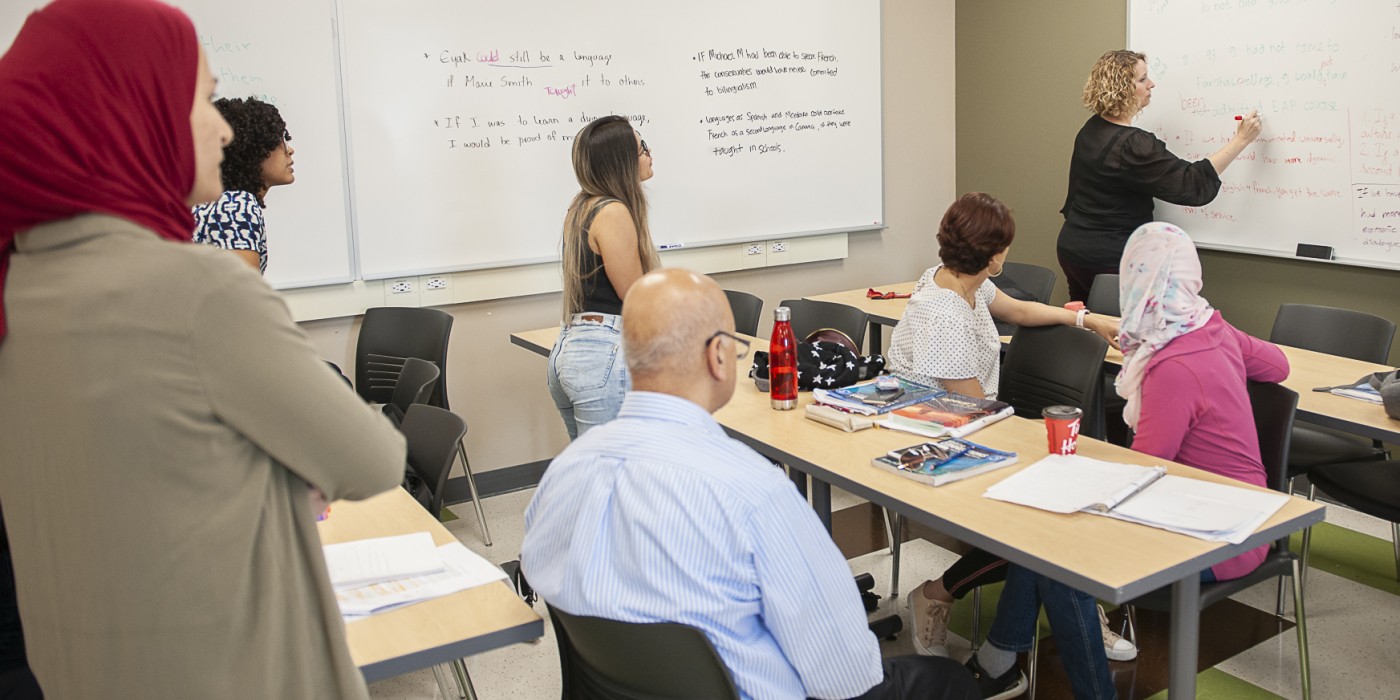 Photo of students in a classroom
