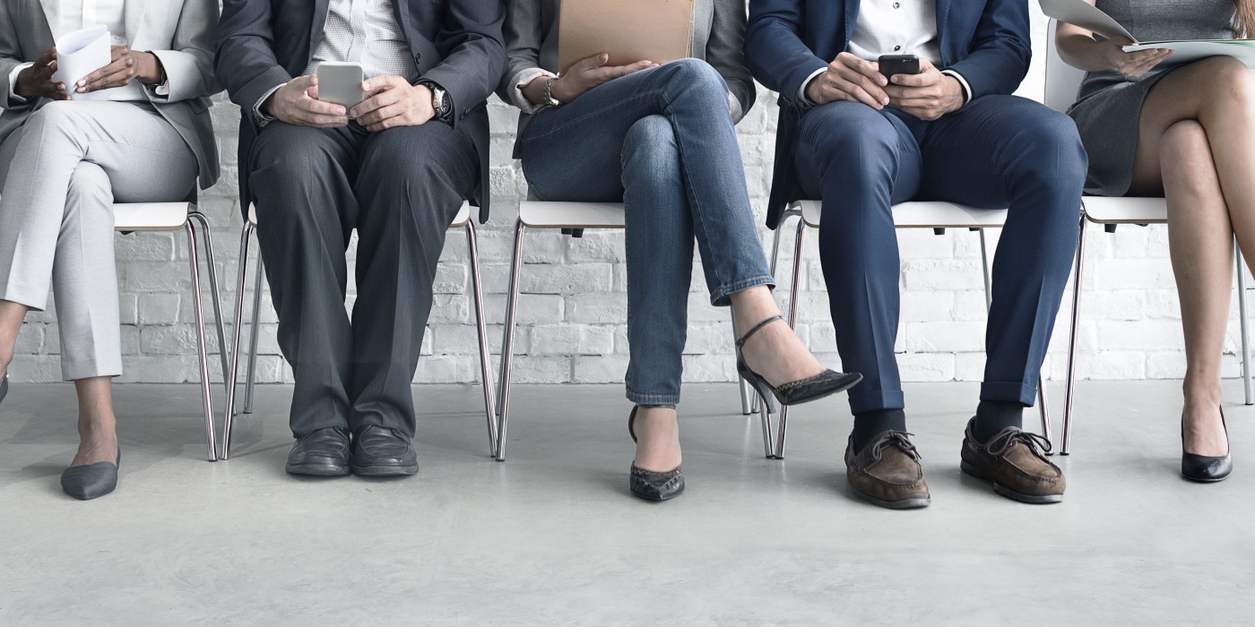 people waiting for job interviews