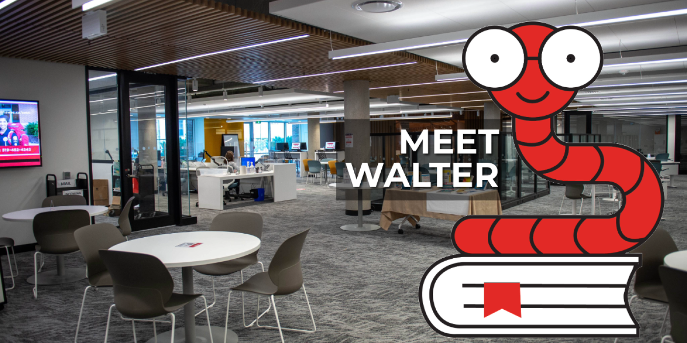 Walter the Worm Icon for the LIbrary Learning Commons Chatbot