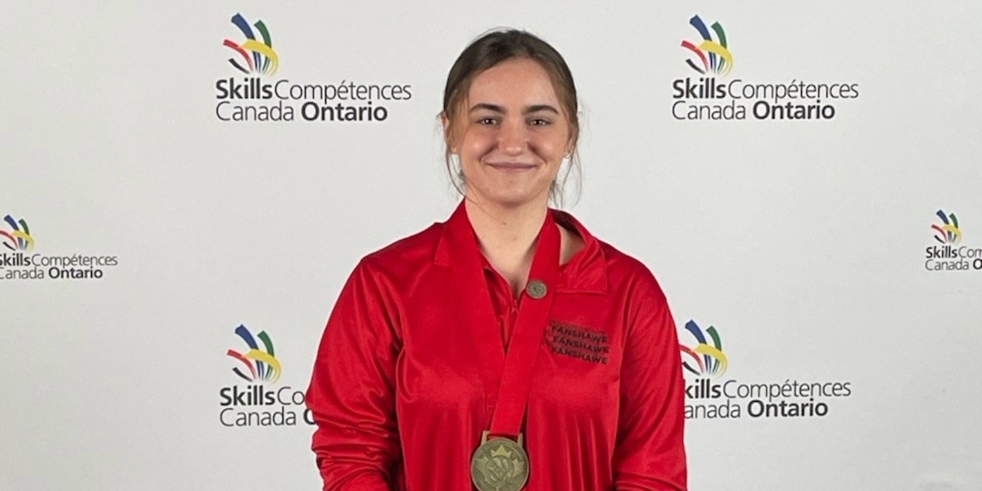 Emily Suffel, gold medalist, Architectural Design, Skills Ontario 2025