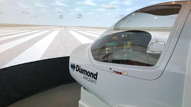 Diamond Aircraft flight simulator