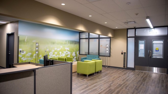 Inside of Fowler Kennedy clinic