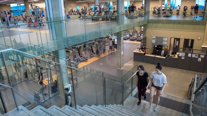 Inside of wellness centre