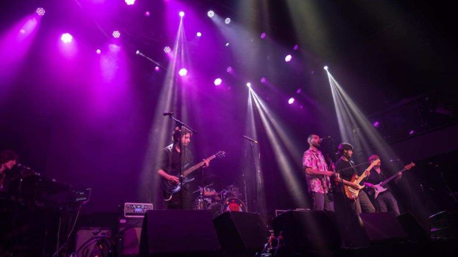 Music Industry Arts students play live on stage at Fanshawe