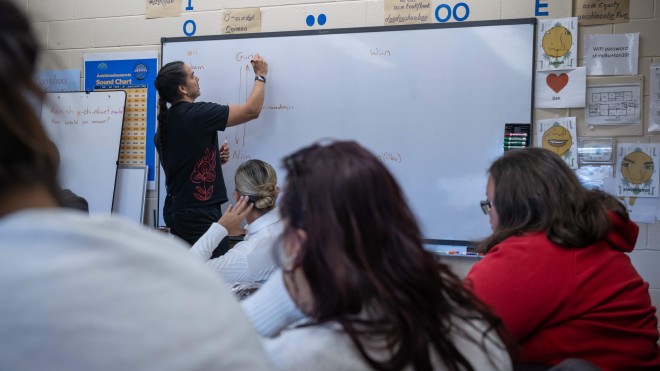 Professor Teaching Class