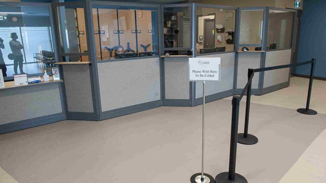 The entrance of the fowler kennedy medical clinic