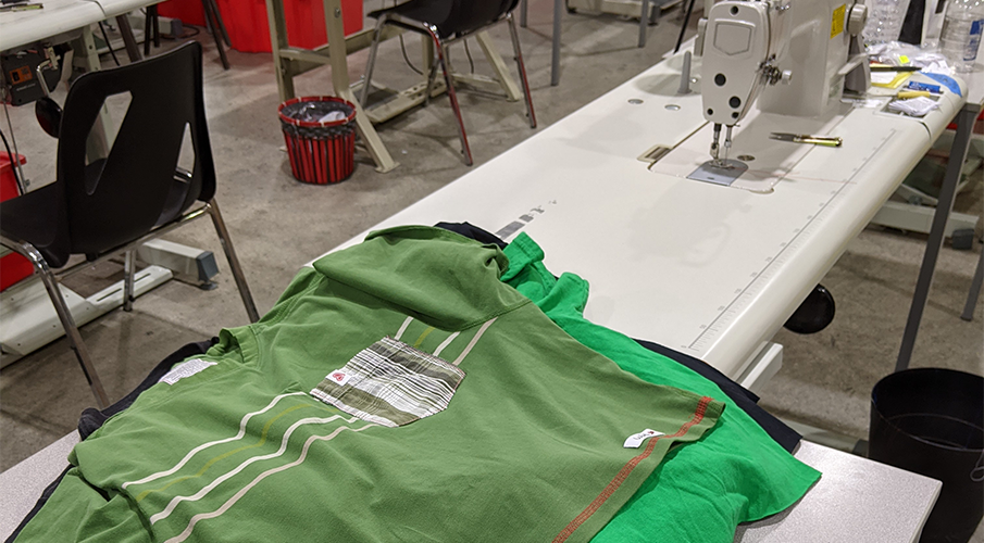 Sustainable clothing production for the WORTH product line