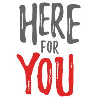 here for you logo