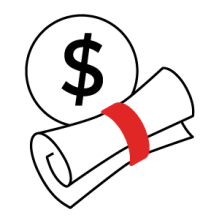 tuition and money icon