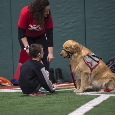 Autism &amp; Behavioural Science students working with Boys and Girls club