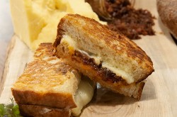 Grilled cheese served at The Chef's Table