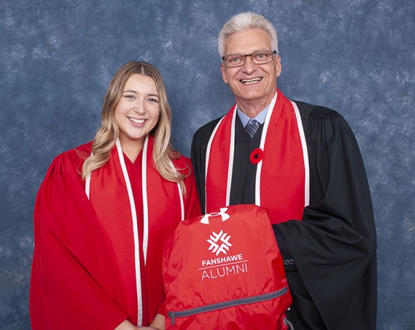 Photo of Fanshawe College's 200,000 alumni, Haley Adlred