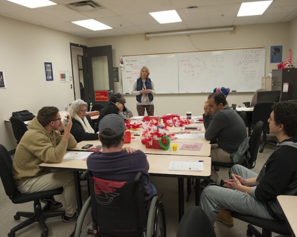 Diverse group of adult learners seated in a classroom