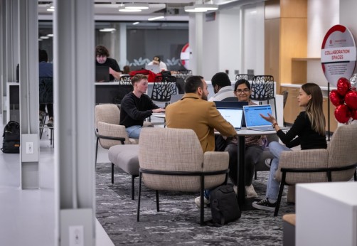 a group of student in the campus