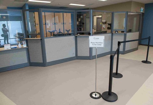 The entrance of the fowler kennedy medical clinic