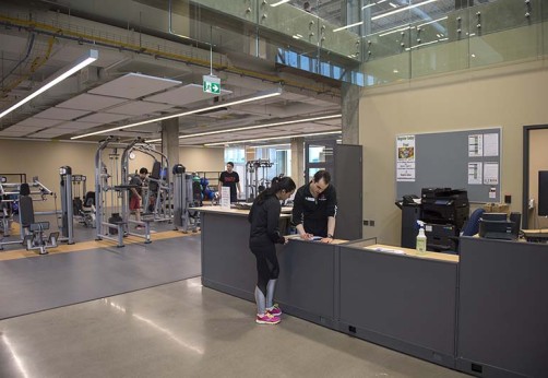 Student Wellness Centre counter
