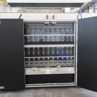 Photo of equipment with the product testing area