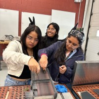 Students are practicing