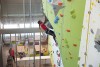 Climbing wall in the Student Wellness Centre