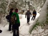 AEL1J students snowshoeing