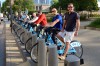 Whether it is walking or biking, second year students tour the city of Chicago, IL.