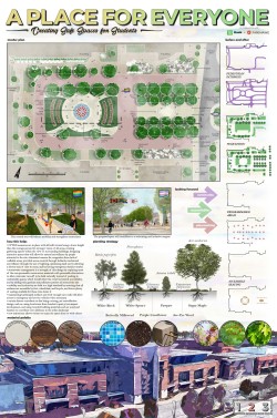 Winning entry in the 2023 TD Environmental Design Competition "A Place for Everyone: Creating Safe Spaces for Students" submitted by Bryar Pace