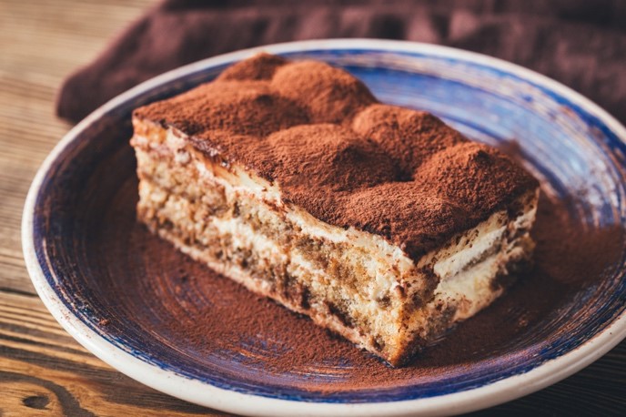 A slice of tiramisu