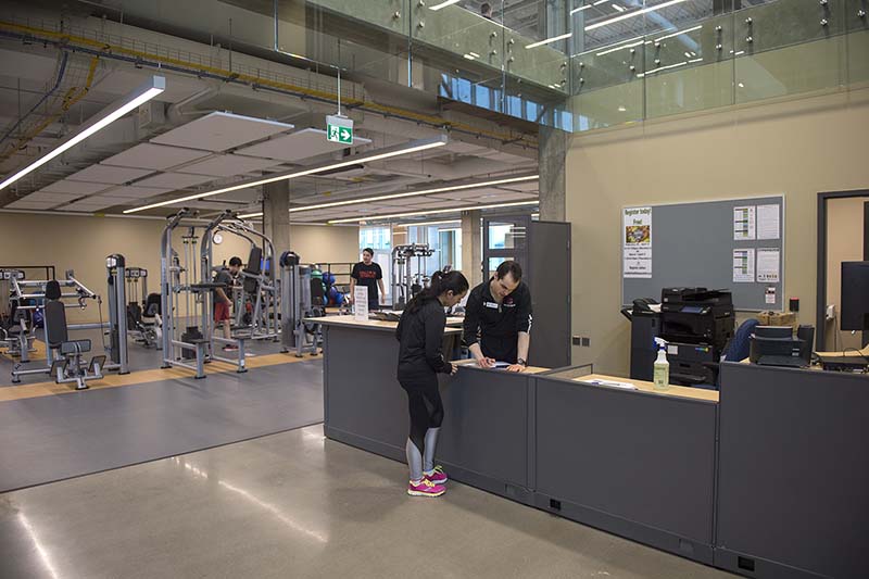 Student Wellness Centre counter