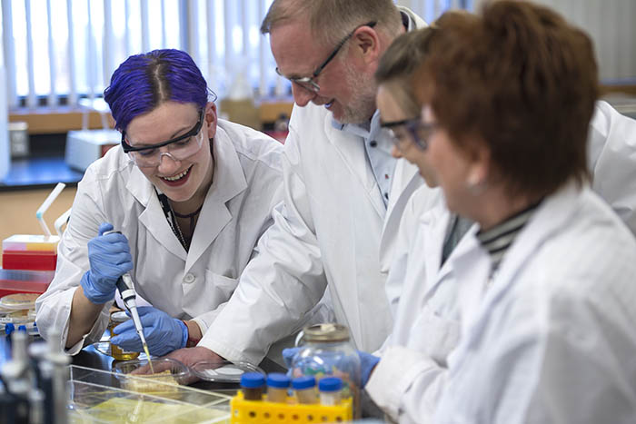 Students and faculty from Fanshawe's School of Applied Science and Technology