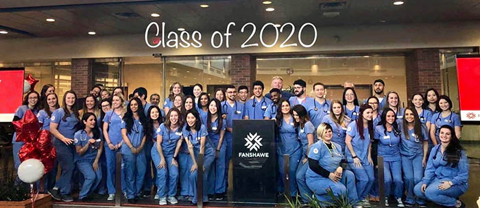 Respiratory Therapy students, class of 2020